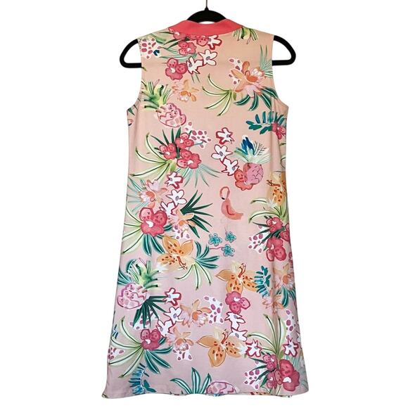 Spartina 449 tunic tropical Flamingo Dress small - Picture 13 of 13